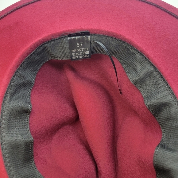 Felt hat wine - Picture 9 of 11